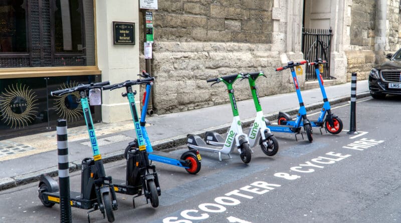 The London Fire Brigade is working with the central Government on legislation surrounding e-scooters