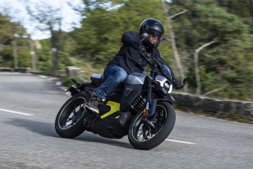 Can-Am has staged the UK unveiling of its new Pulse and Origin electric motorcycles. 