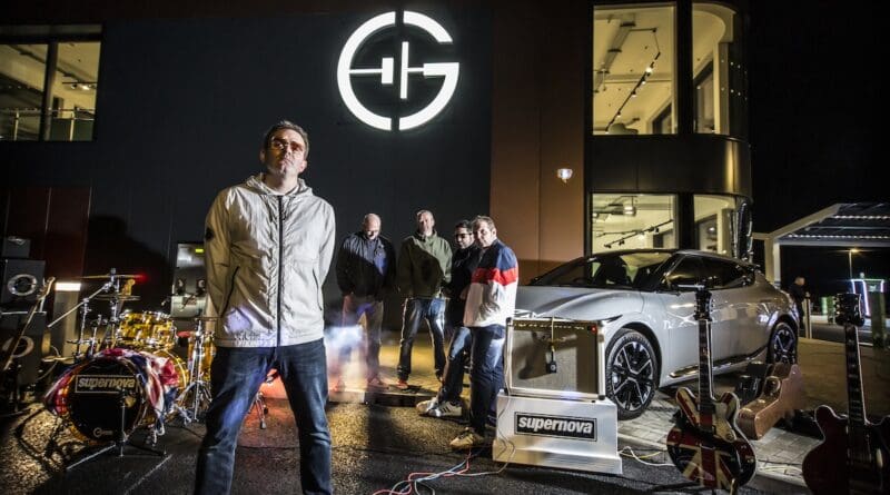 Gridserve has celebrated the opening of its latest Electric Forecourt with an Oasis tribute gig powered entirely by electric cars.