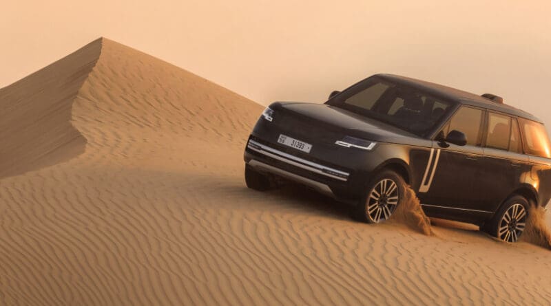 Range Rover has revealed new images of its first all-electric model as it undergoes final testing. 