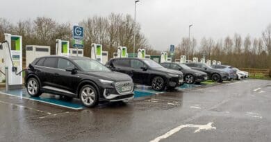 National Highways is trialling a ‘kinetic battery’ system to support high-speed EV charging at motorway service stations.