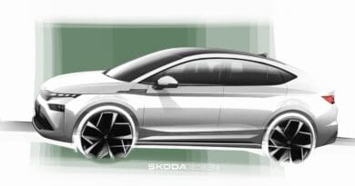 Skoda has revealed the first teaser images of its updated Enyaq range, featuring a new-look front end.