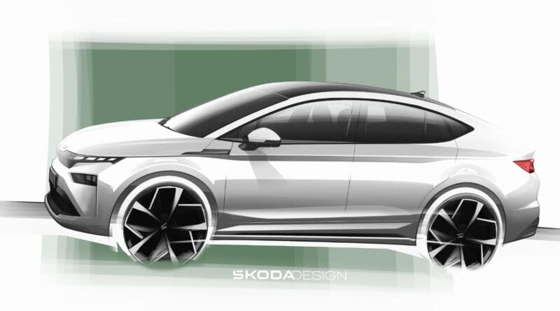 Skoda has revealed the first teaser images of its updated Enyaq range, featuring a new-look front end.