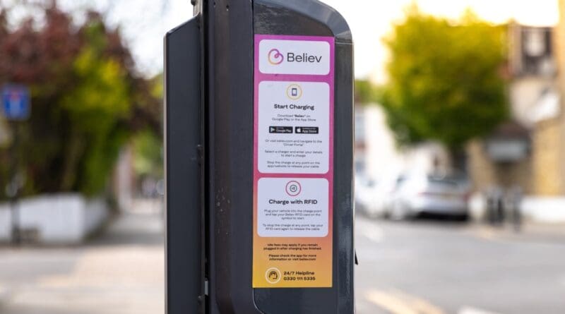 UK charge point operator, Believ, has cut EV charging rates in the London boroughs of Wandsworth and Waltham Forest, saving drivers up to 5p per-mile with a newly-introduced 48p/kWh rate.
