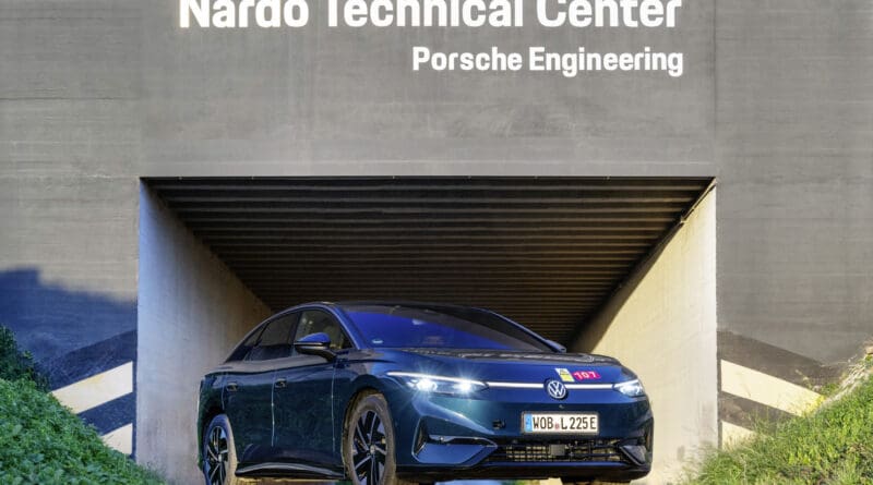 A Volkswagen ID.7 has covered 584 miles on a single charge, beating its official range by more than 140 miles.