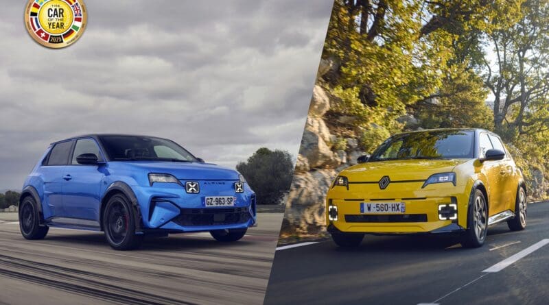 The Renault 5 E-Tech and its hot hatch sibling, the Alpine A290, have been named the European Car of the Year (COTY) award at the 2025 Brussels Motor Show.