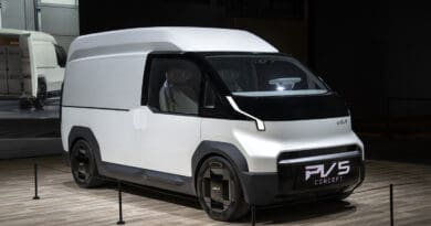 Kia will launch its PV5 electric van in the UK this April at the Commercial Vehicle Show.