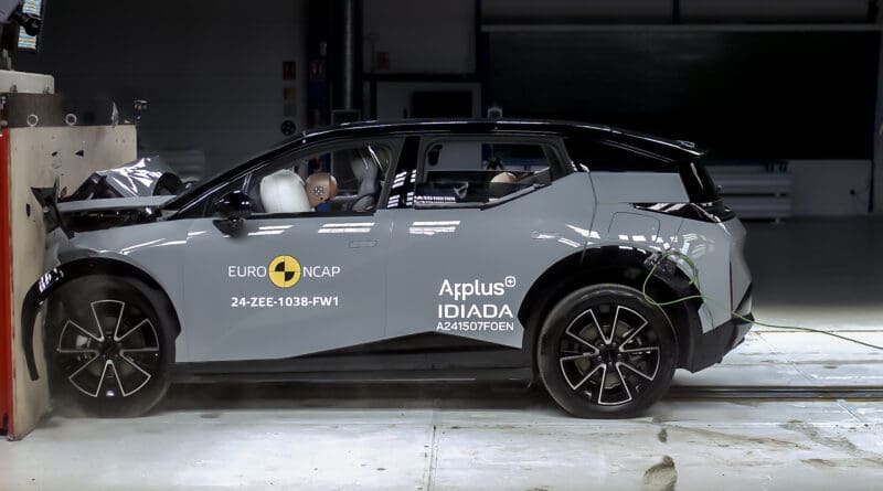 The Zeekr X has won the 2024 Euro NCAP Best in Class award for small SUVs and pure electric vehicles.