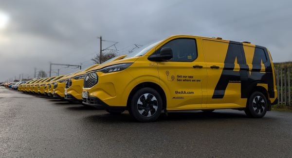 The AA has boosted its vehicle fleet with 15 all-electric vans as it works to meet its pledge to be net zero by 2035.