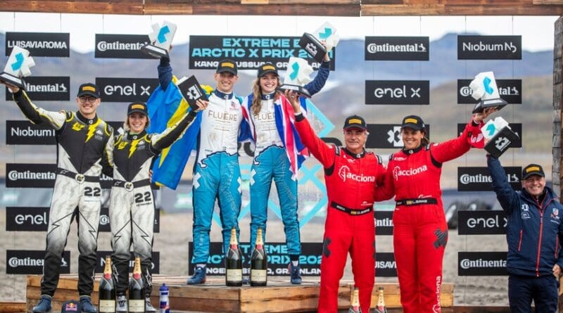 Extreme E’s mixed gender racing format has closed by 70% between its male and female drivers by 70% since its inaugural 2021 season to-date.