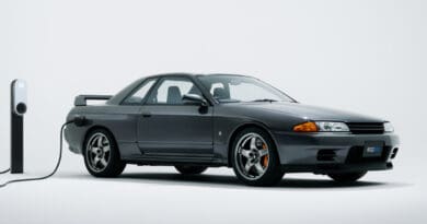 Nissan has revealed an all-electric version of its iconic Skyline R32 GT-R.