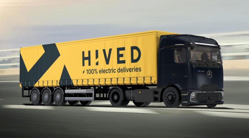 Delivery company Hived has ordered nine Mercedes eActros 600 and two Mercedes eActros 400 eHGVs to operate across its UK-wide middle mile network.