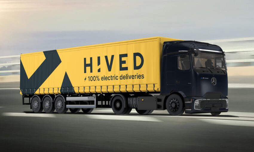 Delivery company Hived has ordered nine Mercedes eActros 600 and two Mercedes eActros 400 eHGVs to operate across its UK-wide middle mile network.