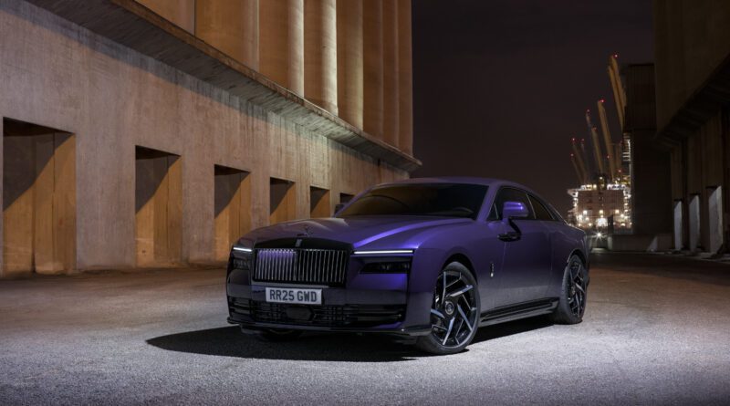 Rolls-Royce has announced the Black Badge Spectre – its most powerful car ever, with 650bhp and an exterior inspired by the 1980s club scene.