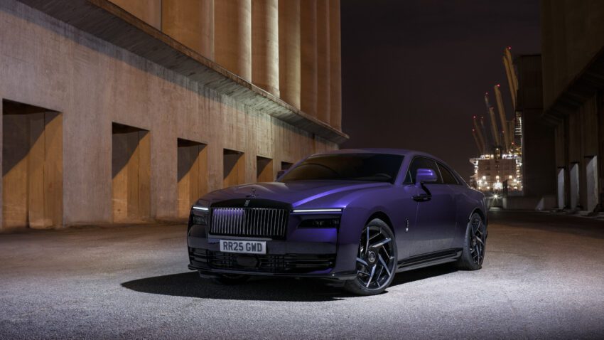 Rolls-Royce has announced the Black Badge Spectre – its most powerful car ever, with 650bhp and an exterior inspired by the 1980s club scene.