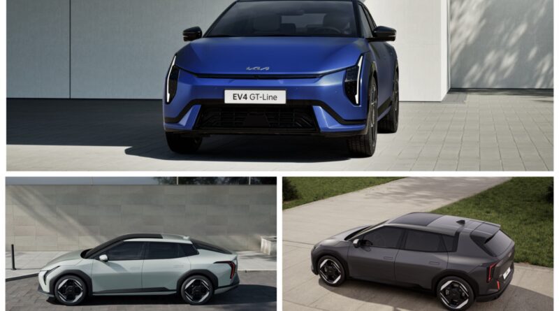 Kia has given the first look of its new EV4 ahead of the car’s world premier later this month.