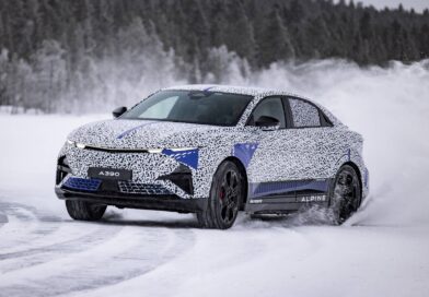 Alpine-A390-winter-testing-in-lapland