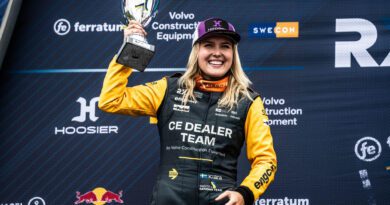 klara-andersson-on-world-rallycross-podium-in-2023