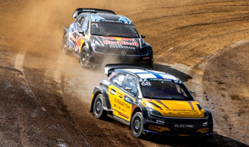 Niclas-Gronholm-leads-Johan-Kristofferson-at-Turkey-RX-Rallycross-2024