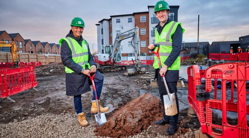 Asif Ghafoor CEO of Be.EV. launching their ev charging park in Newton Heath, Manchester,