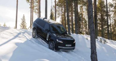 Range Rover Electric images show new 4X4 in winter testing