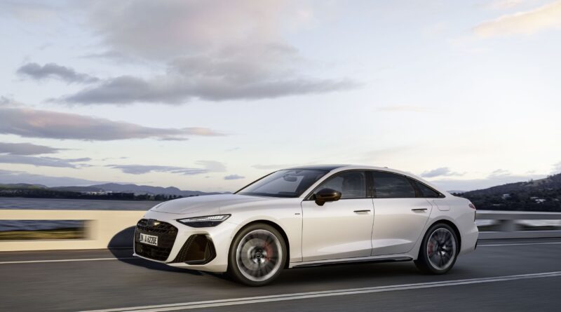 Audi A6 e-hybrid quattro driving image