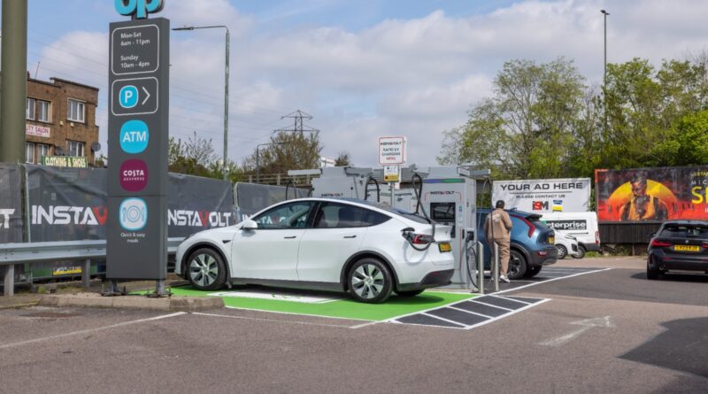 Instavolt's 2000th charger in Blackfen, London