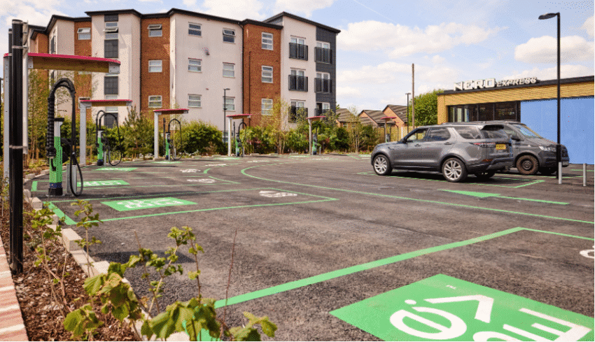 Be.EV Manchester Charging Oasis opens with 1p/kWh offer