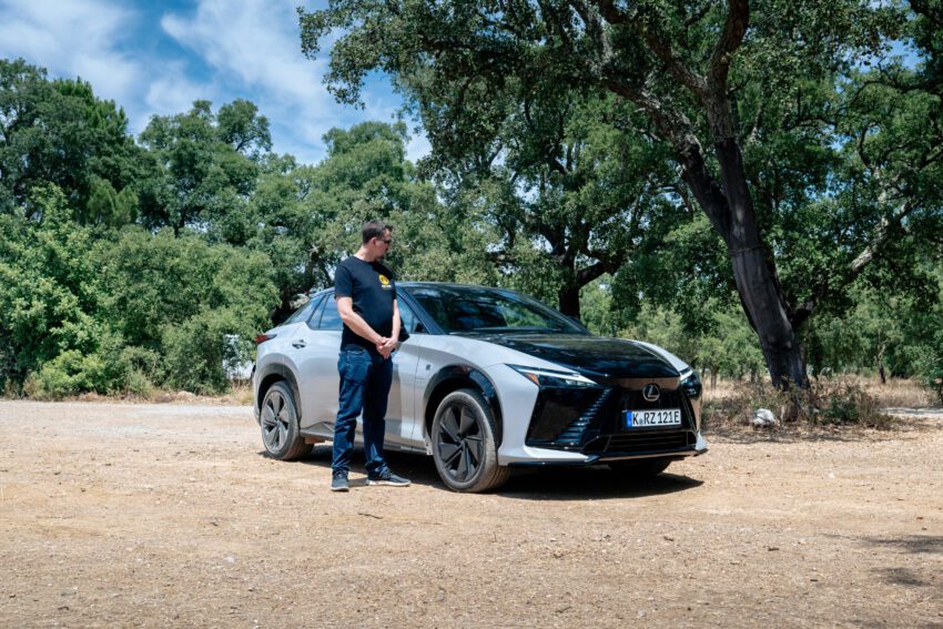 lexus rz 550e F SPort with steer-by-wire