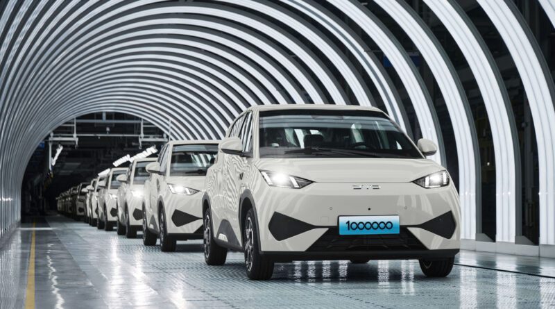 one millionth byd dolphin surf rolls off the production line