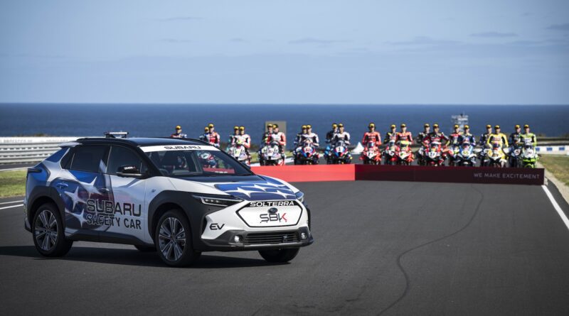 Subaru-Solterra-WSBK-EV-safety-car