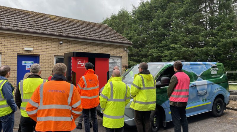 TUAL and Scottish Water successfully trialled the PowerUp off-grid rapid charger at Moffat Water Works