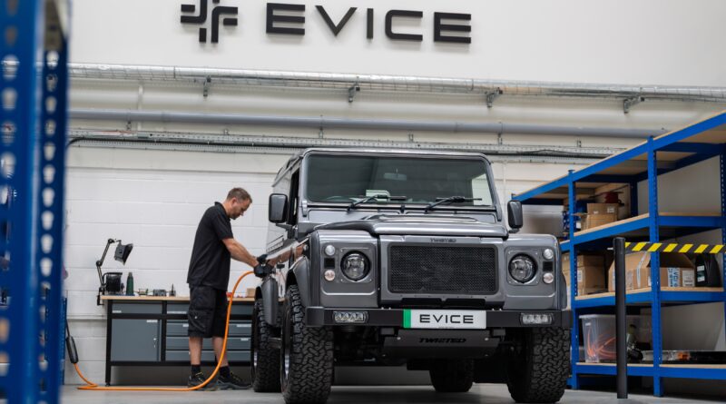 Twisted electric defender prototype developed with Evice Technologies