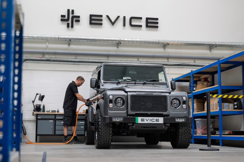 Twisted electric defender prototype developed with Evice Technologies