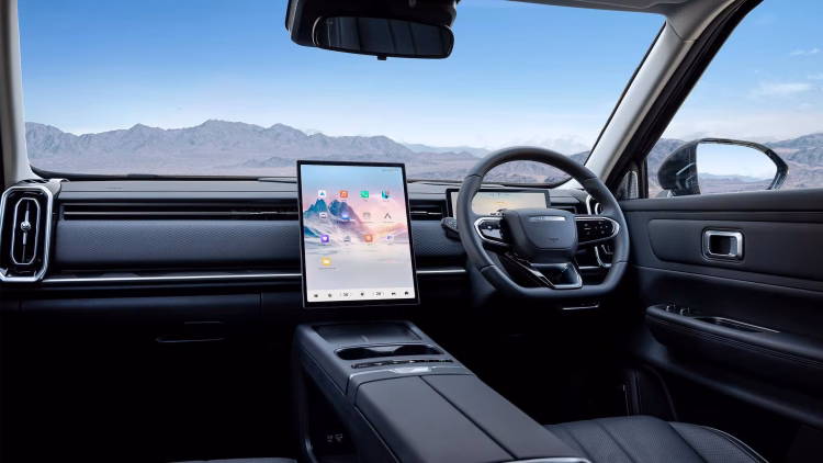 jaecoo 7 shs interior image