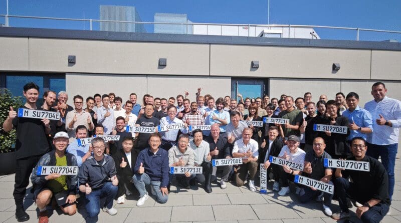 Xiaomi staff at new Munich R&D centre