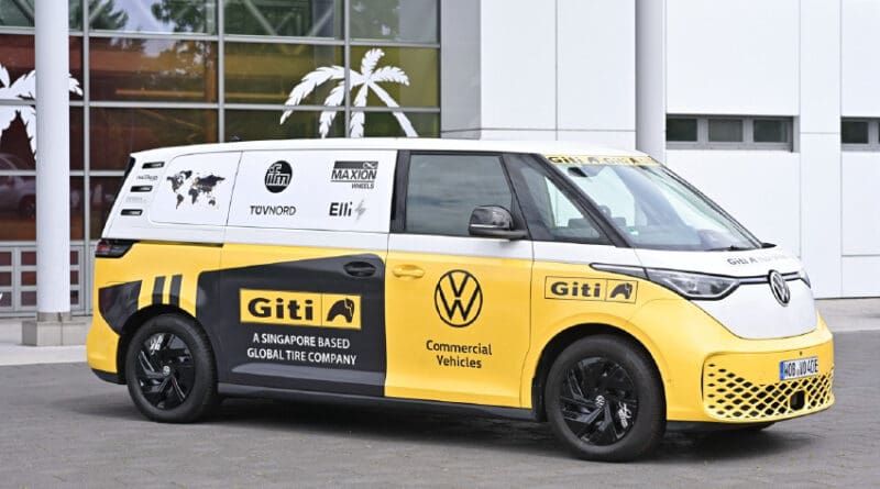Giti Tire and Volkswagen Commercial Vehicles (VWCV) have joined forces to support an extraordinary challenge: a Guinness World Record attempt to drive through the most countries in a zero-emission vehicle.