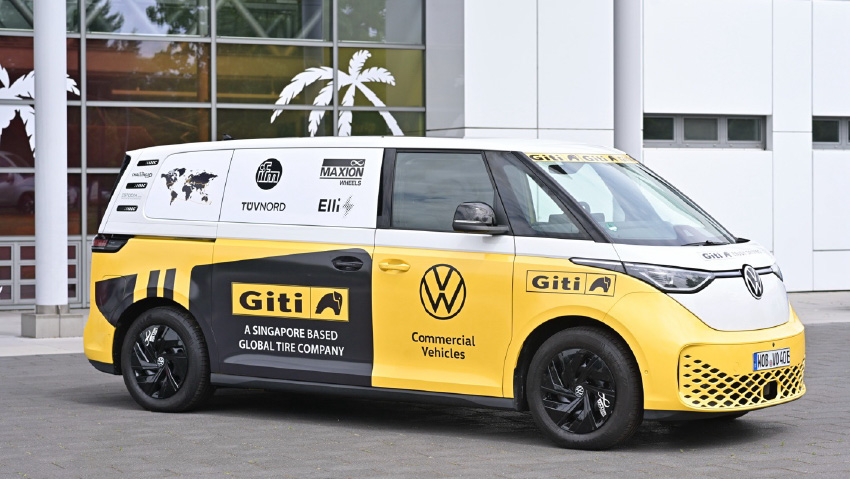 Giti Tire and Volkswagen Commercial Vehicles (VWCV) have joined forces to support an extraordinary challenge: a Guinness World Record attempt to drive through the most countries in a zero-emission vehicle.