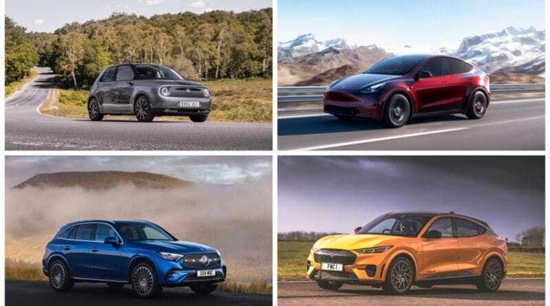 ev depreciation winners and losers honda e mercedes eqc tesla model y ford mustang mach-e