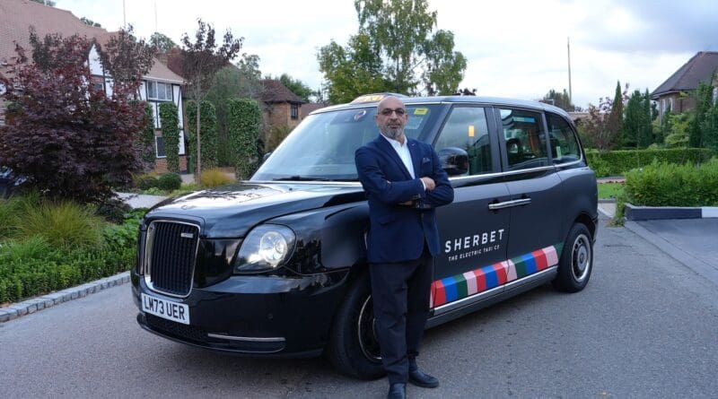 Sherbet-black-cab-CEO-asher-moses-with-taxi