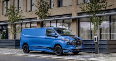 ford e-transit custom to illustrate electric van registration story