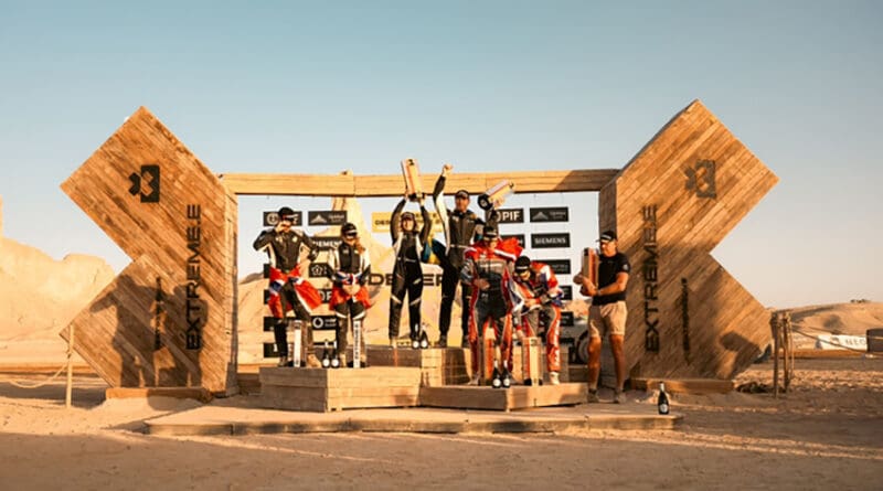 Team Hansen’s Andreas Bakkerud and Catie Munnings clinched victory at Extreme E’s final-ever race in Qiddiya City, Saudi Arabia, as the electric off-road series concluded its five-year run.