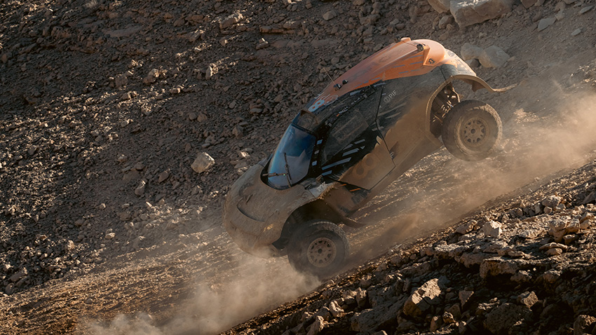 Jameel Motorsport delivered the perfect response to Saturday’s drama by topping qualifying for Race 2 of the 2025 Desert X Prix in Qiddiya City.