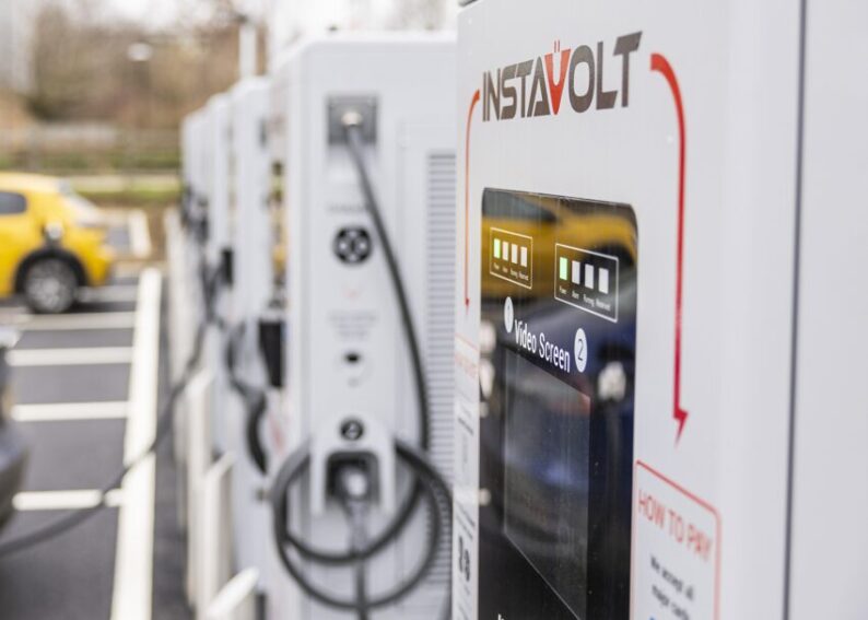 instavolt battery storage will power chargers directly