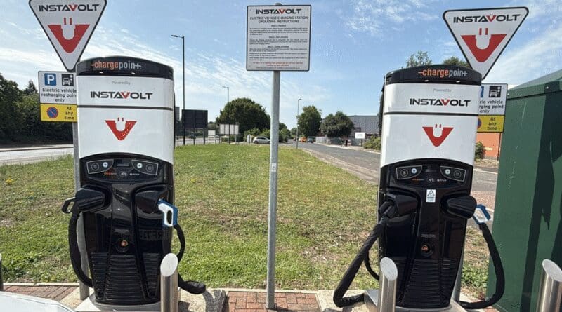 instavolt chargers fitted with gps to stop cable theft