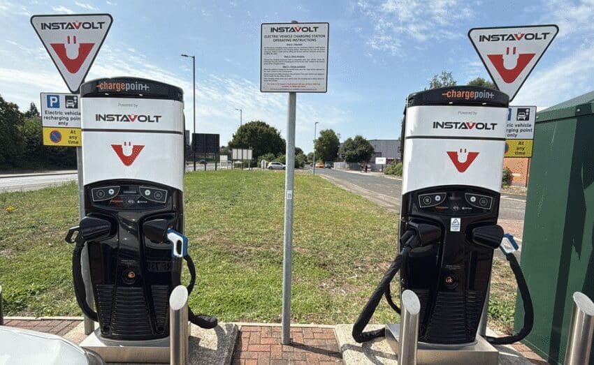 instavolt chargers fitted with gps to stop cable theft