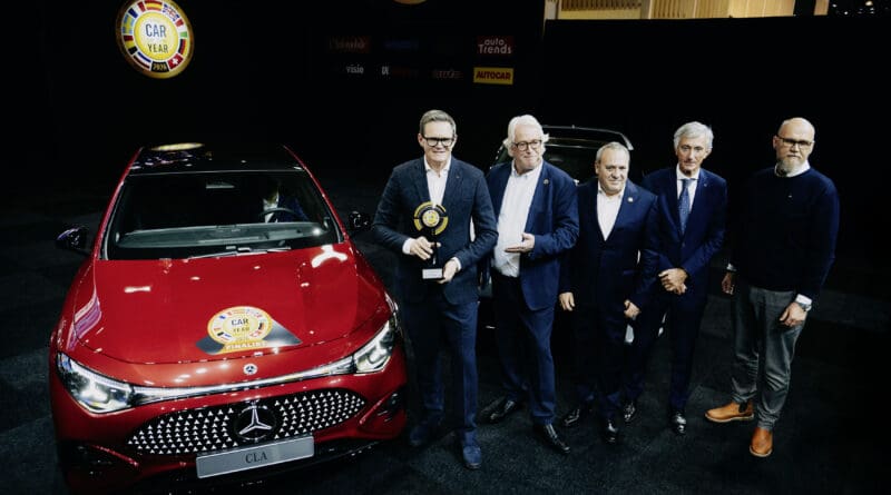 Mercedes CLA named European Car of the Year 2026