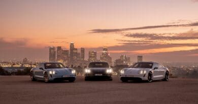 Used Porsche Taycan family