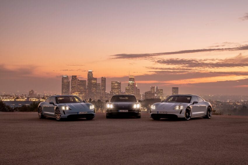 Used Porsche Taycan family